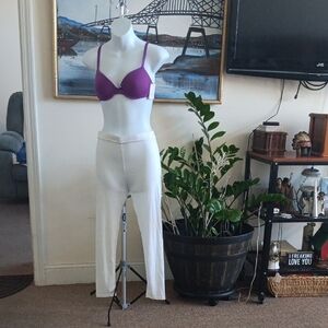 Fashion Tights Set (2)Black and White 14" Waist 23"Inseam XL